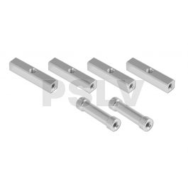 213513 Alu Square Post with 3mm thread hole and Round Post